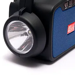 Радіо + колонка + MP3-плеєр EPE FP-95-S USB із сонячною панеллю (Синій) - мініатюра 3