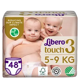 Підгузки Libero Touch 3 (5-9 кг), 48 шт. (79006)