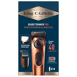 Тример Gillette King C. Beard Trimmer Pro Для бороди (8700216659659) - мініатюра 2