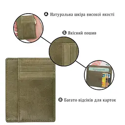 Кредитниця 14500 Vintage зелена - мініатюра 4