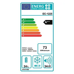 Автохолодильник Outwell Coolbox ECOlux 24L 12V/230V White (590175) - мініатюра 4