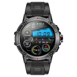 Розумний смарт-годинник Smart Watch NX8 AMOLED Full HD екран з пульсоміром і компасом Чорний - мініатюра 5