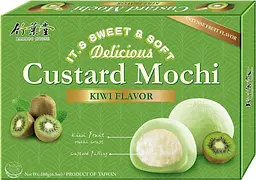 Десерт Моті Bamboo House Gustard Mochi Kiwi Flavor Ківі з заварним кремом 180 г