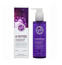 Гідрофільна олія з пептидами 8 Peptide Sensation Pro Cleansing Oil Enough 200 мл - мініатюра 2