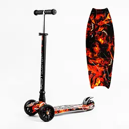 Самокат Maxi Best Scooter 59х15х30 см Різнобарвний 000231320 - мініатюра 2