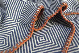 Покривало Barine - Tetra Throw Denim 135x195 темно-синій - мініатюра 3