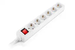 Фільтр живлення REAL-EL RS-6 Protect M 3м Білий (EL122300033)