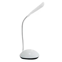 Настільна лампа LED DESK Light X-7188, біла, на батарейках 3×AAA, гнучка ніжка - мініатюра 6