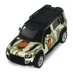 Автомодель TechnoDrive Шеврони Героїв Land Rover Defender 110 "3 ОШБр" (250363M2) - мініатюра 2