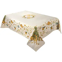 Скатертина Lefard Baloo Lurex Різдвяна історія 140x180 см (732-378) - мініатюра 2
