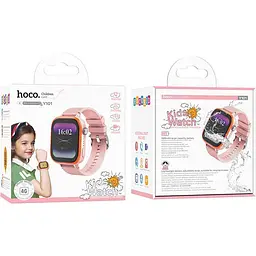 Дитячий смарт-годинник Hoco Y101 Pink (6942007626422) [143158] - мініатюра 3