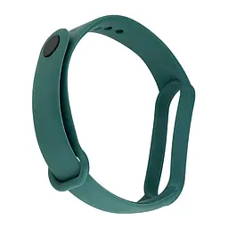 Ремінець Silicone Mi Band 5/6 Pine Needle Green - мініатюра 2