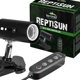 Світильник з затискної ручкою і таймером Terrario ReptiSun Time Control 200W - мініатюра 7