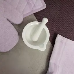 Ступка керамічна з товкачем KELA Paco, 10x6 см (10774) - мініатюра 3