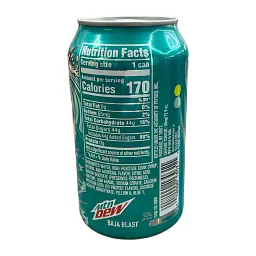 Газований напій Mountain Dew Baja Blast 355 мл - мініатюра 3