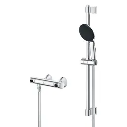 Комплект змішувачів для душу з термостатом Grohe QuickFix UA202503TS, Хром - мініатюра 7