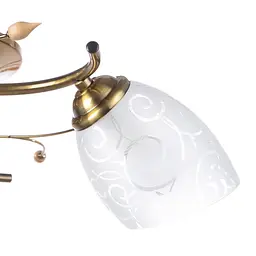 Люстра стельова Brille класична E14 40W G (LK-231C/3) - мініатюра 2