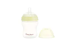 Пляшечка для годування з широким горлом Baby team 0 + 250 мл жовта (1015) - мініатюра 2