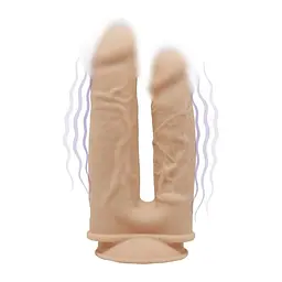 Подвійний фалоімітатор з вібрацією SilexD Double Gusto Flesh Motor SILEXD SO5967 93277