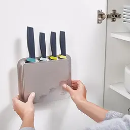 Набір кухонних ножів із кейсом для зберігання Joseph Joseph Elevate DoorStore 5 предметів різнокольоровий (10303) - мініатюра 5