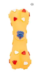 Іграшка для собак кістка Happet, жовто-гарячий, 15.5 см, (Z595) - мініатюра 2