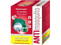 Електрофумігатор ANTIMOSQUITO + 45 ночей 30мл
