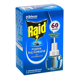 Рідина для електрофумігаторів Raid від комарів 60 ночей - мініатюра 3