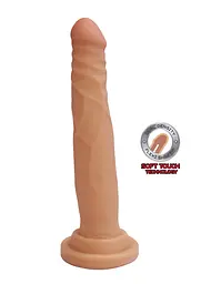 Фалоімітатор ToyJoy Dual Density Dong 7.5 inch, 19 см (тілесний)