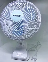 Настільний вентилятор Wimpex WX-707 для дому офісу 35 Вт Білий - мініатюра 2
