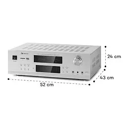 Стерео підсилювач Auna AMP 5100 BT (10036140) - мініатюра 8