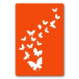 Трафарет для біо-тату Метелики bx001-24*34см, розмір 24х34 см