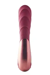 Вібратор Dreamtoys Dinky Duo Vibrator Jimmy K 19.4 см бордовий - мініатюра 2