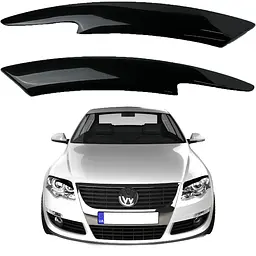 Вії фар для Volkswagen Passat B6 2005-2010 Седан Voron Glass