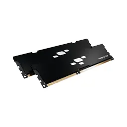 Пам'ять 16Gb x 2 (32Gb Kit) DDR4, 3200 MHz, Prologix, Black, 16-20-20, 1.35V, з радіатором (PRO32GB3200B4K) - мініатюра 3