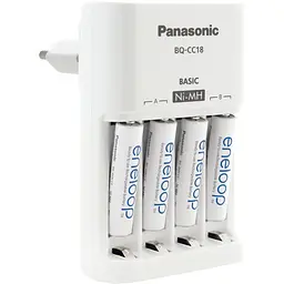 Зарядное устройство Panasonic Basic Charger New + Eneloop 4AAA 800 mAh NI-MH (K-KJ51MCD04E)