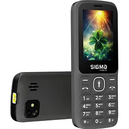 Мобільний телефон Sigma mobile X-style 242 LUCKY Grey (4827798792926) UA-UCRF [154213] - мініатюра 7