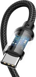 Кабель Baseus U-shaped portable data cable Type-C+MicroUSB 2.4A 0.23m black (CAMUTC-01) - мініатюра 3