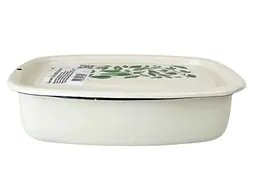 Лоток ем. IDILIA 1л /2 з кришкою Фікус (молочна) I2507/2