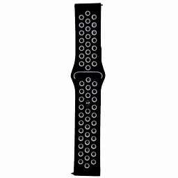 Ремінець Nike Sport 22 мм Watch Gear S3/Xiaomi Amazfit Чорний/Grey