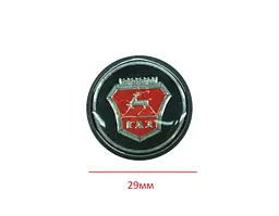 Емблема керма Газ Волга 3110, 31105 Ø29 мм (на скотчі) OEM: 31105-3402022 - мініатюра 2