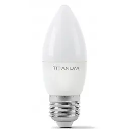 Лампочка TITANUM C37 6W E27 3000K (TLС3706273) - мініатюра 2