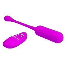 Віброяйце Pretty Love Lechies Wireless Egg 18.6 см фіолетовий - мініатюра 5