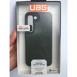 Чохол протиударний для Samsung Galaxy S23 (S911) UAG Civilian Olive 214121117272 - мініатюра 2