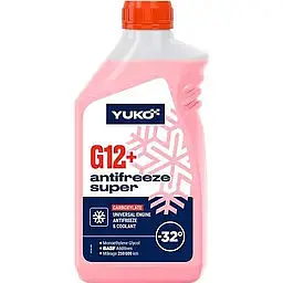 Антифриз YUKO Super G12+ -32°C червоний 1л 4823110404409 - мініатюра 2