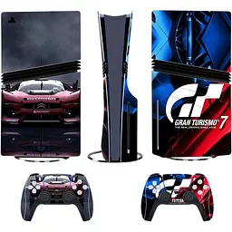 Наклейки для консолі DK Console Skin Sticker для PS5 Pro Blu-Ray (Silver) [155055]