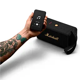 Портативна акустика Marshall Middleton Black and Brass (1006034) [89011] - мініатюра 6