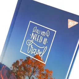 Блокнот Yes Need for travel А5, 64 аркуші, в клітинку (152045) - мініатюра 2