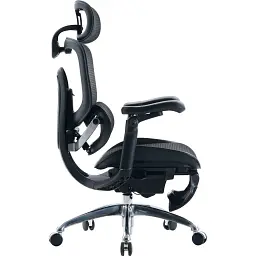 Офісне крісло Sihoo C300 PRO V2, Black, з підставкою для ног (C300-PRO-V2-B101-JT) - мініатюра 3
