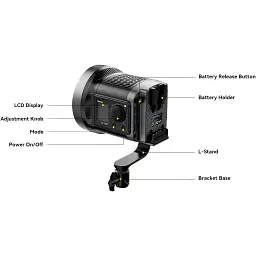 Відеосвітло Ulanzi Vijim VL-120C 120C RGB Light UV-L074CNA1 VL120C Black - мініатюра 6