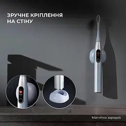 Електрична зубна щітка Oclean X Pro Digital Electric Toothbrush Purple - мініатюра 8